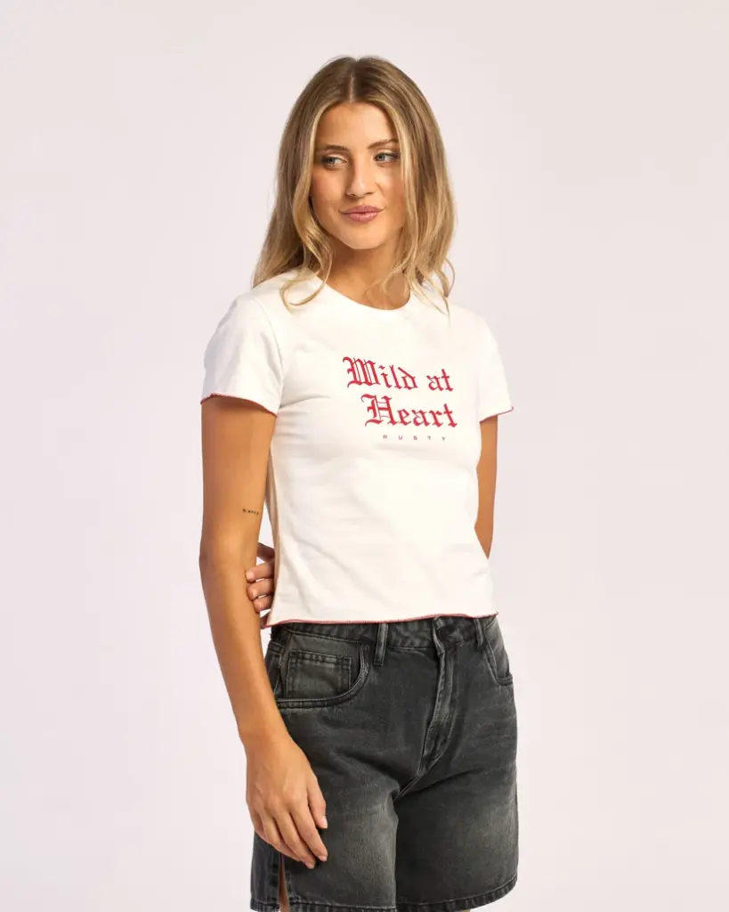 WILD AT HEART MINI TEE LD