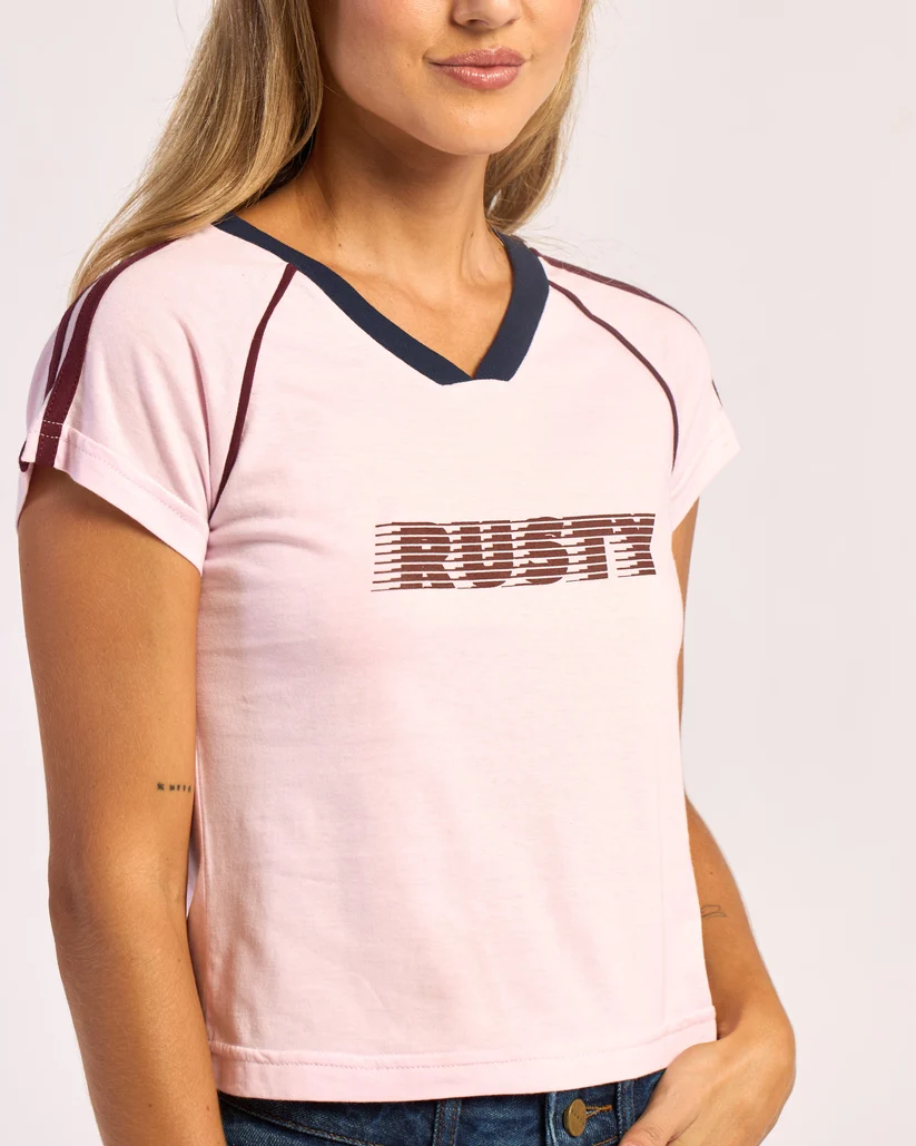 RETRO LEAGUE BABY TEE LD