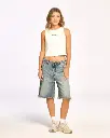 TEMPO MIDI RISE DENIM JORT LD 