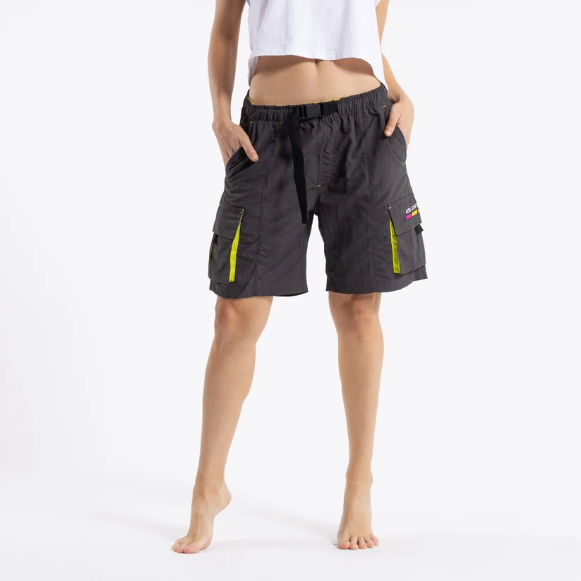 UTILITY MID RISE NYLON CARTGO SHORT LD