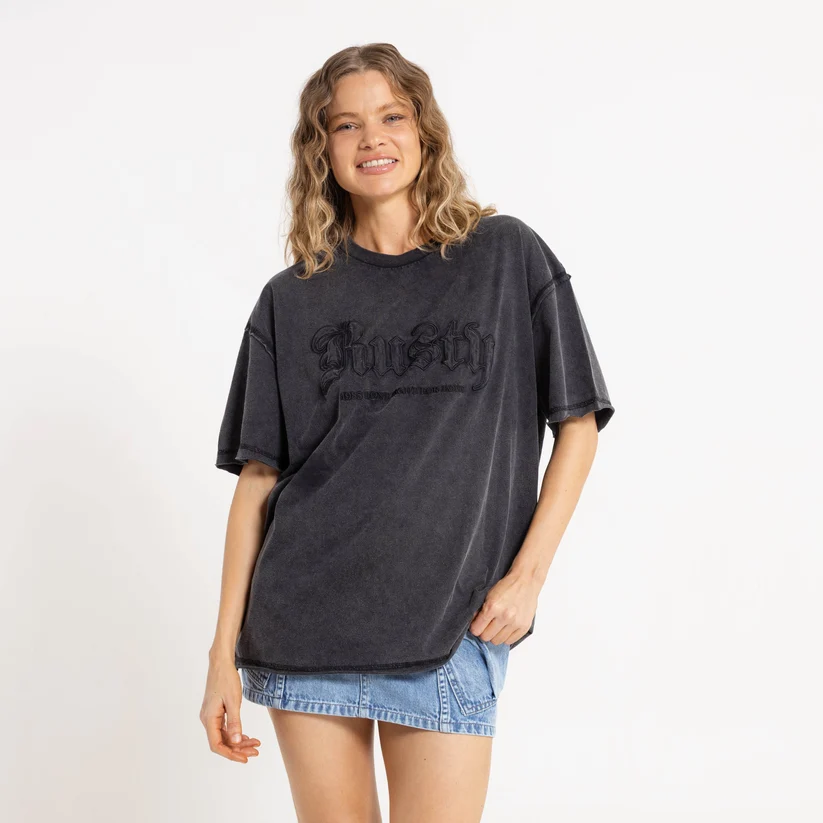 ROXANNE FEELN RUSTY OVERSIZE TEE LD