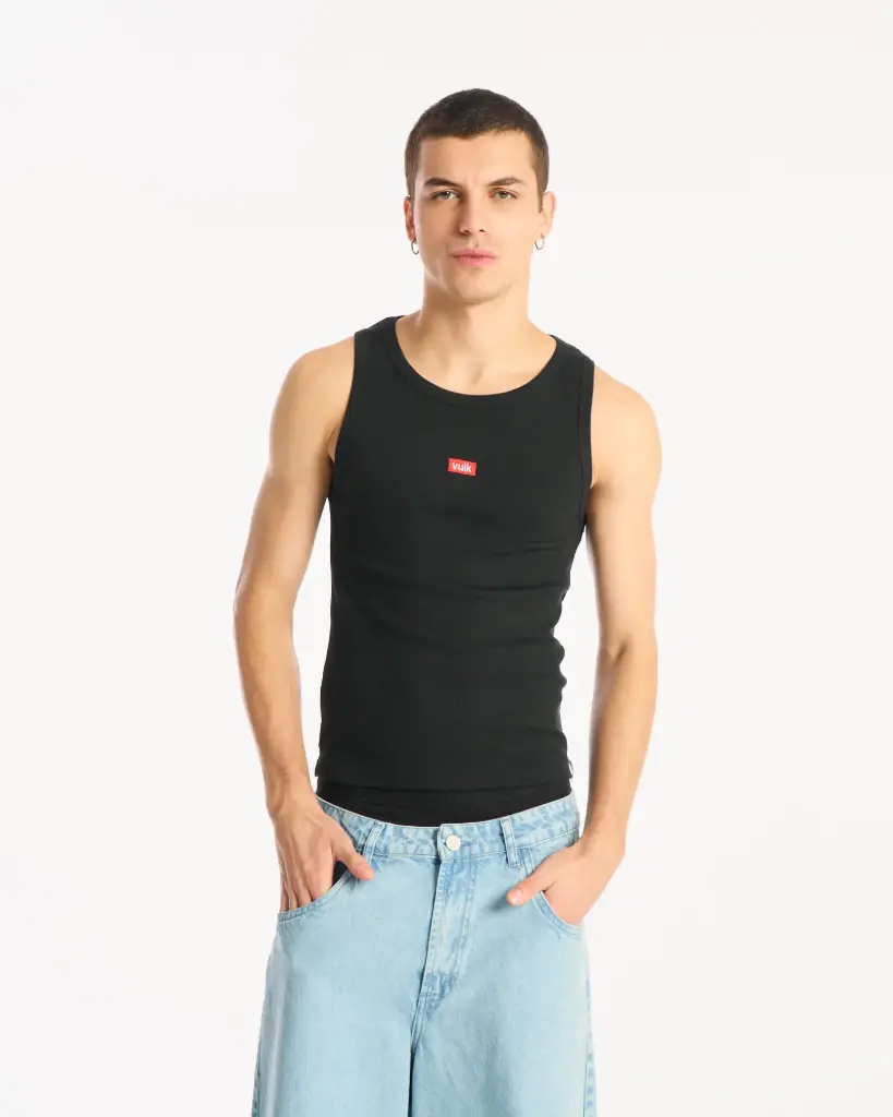 ALEXA TANK - CREAM - BLACK