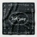 BAD ROSES BANDANA* - BLACK