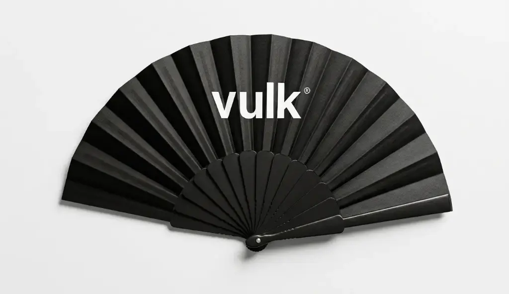 VULK HAND FAN* - BLACK