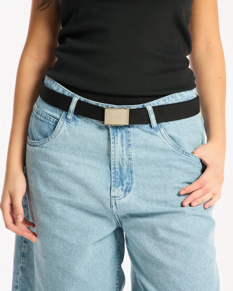LOGO BELT* - BLACK