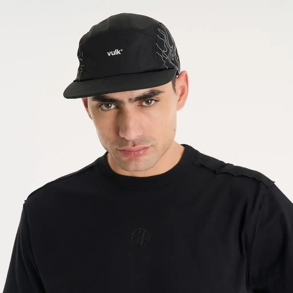 MARCUS  FLAT CAP* - BLACK 
