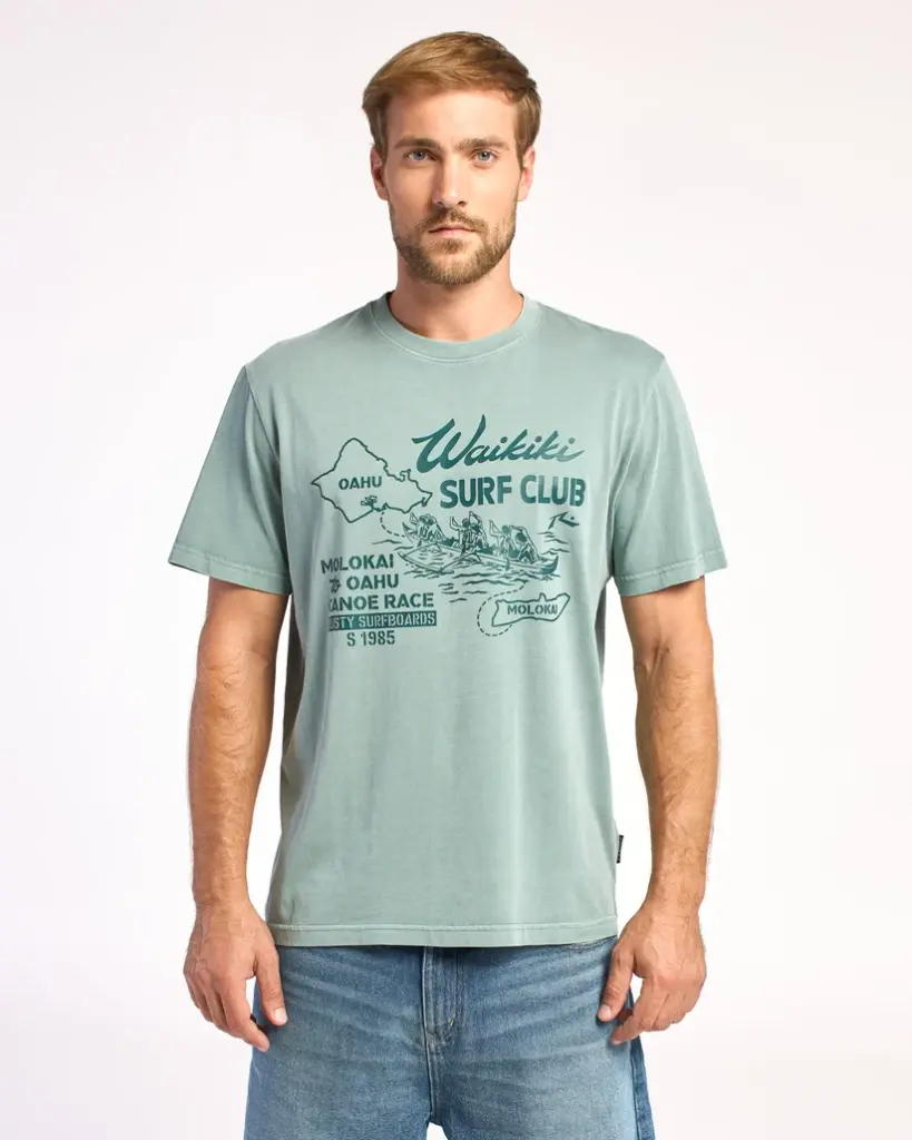 WAIKIKI SURF CLUB TEE ST* 