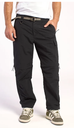 WILLIS CONVERTIBLE PANT*-EXTRA MARGEN 2.5- ( BROWN SHITAKE / BLACK )