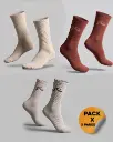 SUNSET STATION CALF 3-SOCK PACK* 