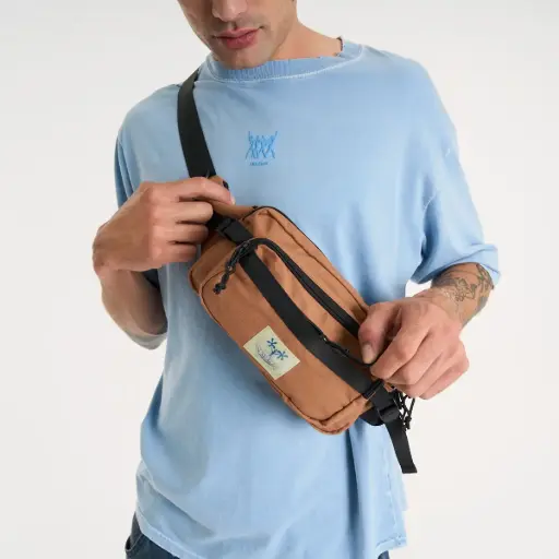 [60HVUA2614!ED!U] TECK WAISTBAG* - BROWN