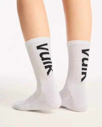[55HVUA2725!DF!U] ESSENTIAL SOCKS* - WHITE