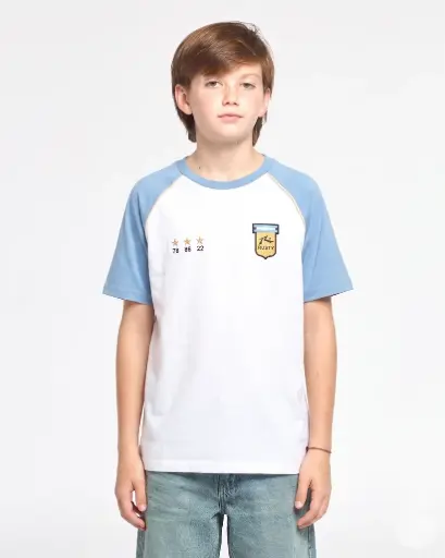 [00NRUA2634[Colores][Talles]] SEAN ETERNOS TEE JR ( BLANCA / NEGRA 2 )