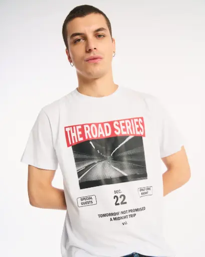 [00HVUA2732[Colores][Talles]] SERIES TEE - WHITE